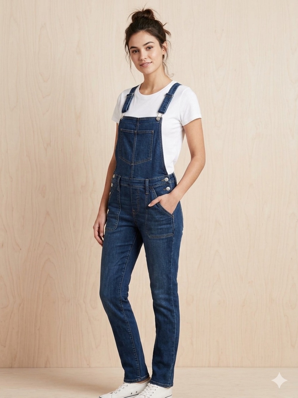 TRUE RELIGION dark Wash Denim Overalls Size M Women Casual W9
Size is approximat